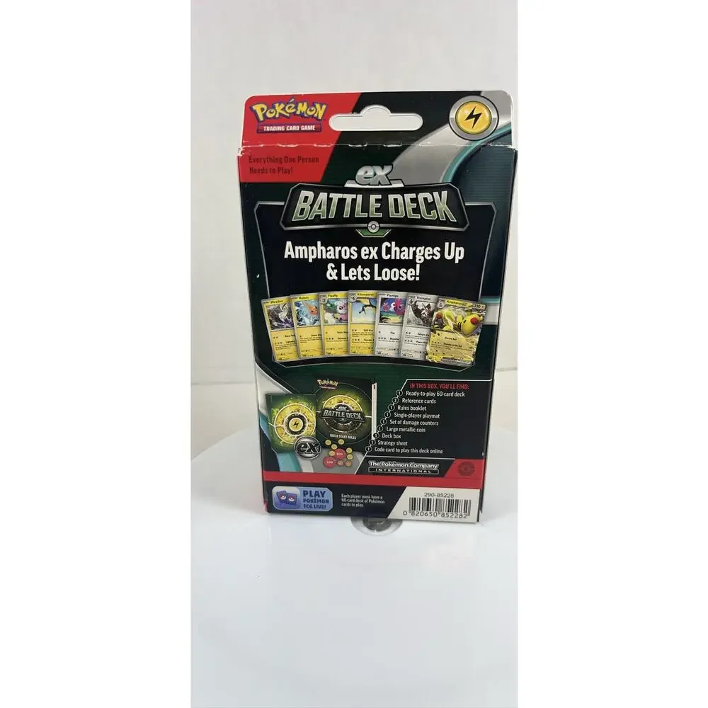 Pokemon TCG Ampharos ex Battle Deck 60-Card Starter Deck 2023